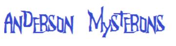 Anderson Mysterons Font