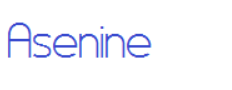 Asenine Font