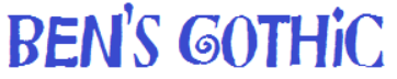 Ben's Gothic Font