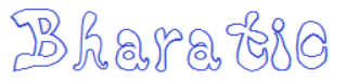Bhartic Outline Font