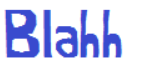 Blahh Font