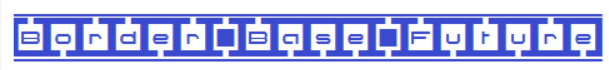 Border Base Future Font