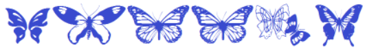 Butterflies Dingbats