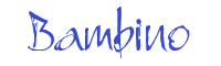 Bambino Font