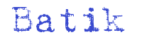 Batik Font