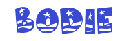 Bodie MF Flag Font