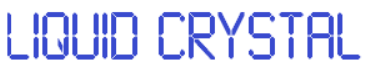 LiquidCrystalRegularFont