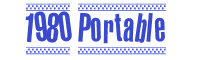 1980 Portable Font